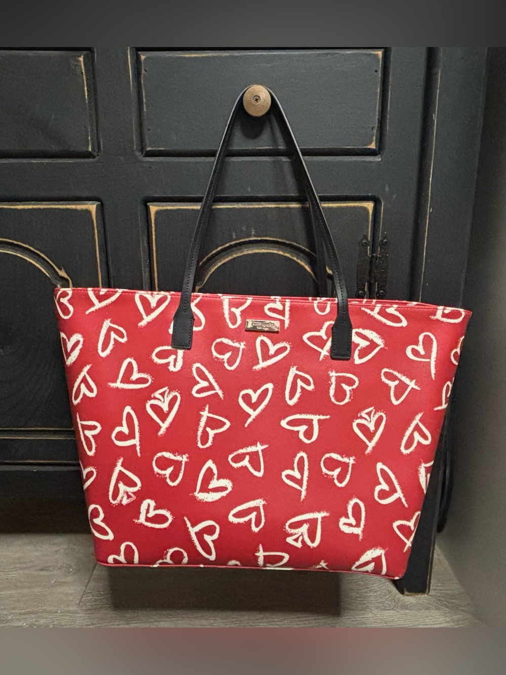 Kate Spade Margarita Lipstick Heart Tote